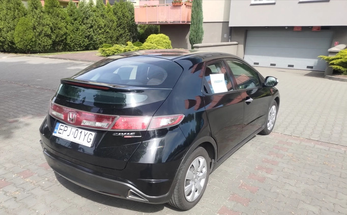 Honda Civic cena 24800 przebieg: 152000, rok produkcji 2009 z Pajęczno małe 232